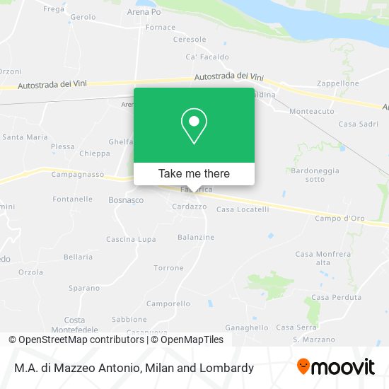 M.A. di Mazzeo Antonio map