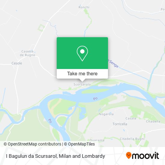 I Bagulun da Scursarol map