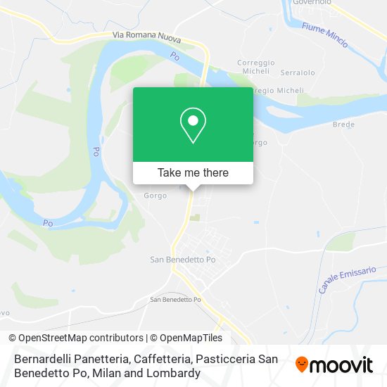Bernardelli Panetteria, Caffetteria, Pasticceria San Benedetto Po map