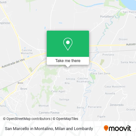 San Marcello in Montalino map