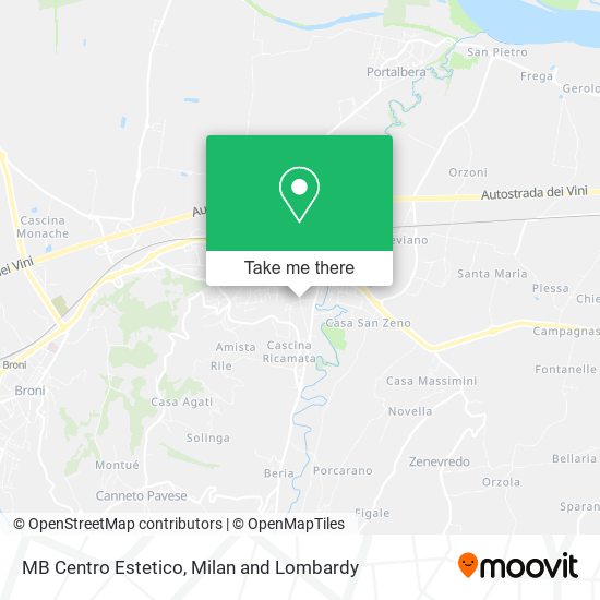 MB Centro Estetico map