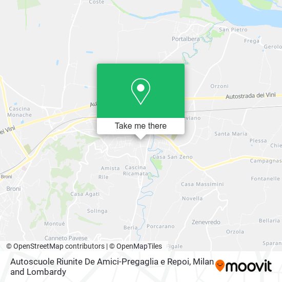 Autoscuole Riunite De Amici-Pregaglia e Repoi map