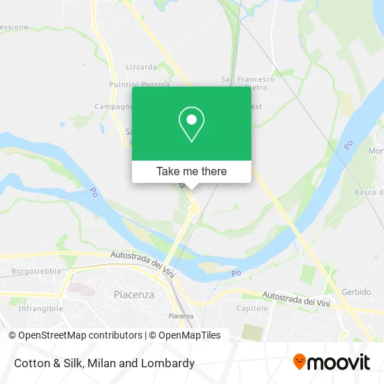 Cotton & Silk map