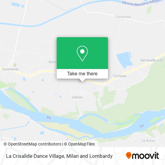 La Crisalide Dance Village map