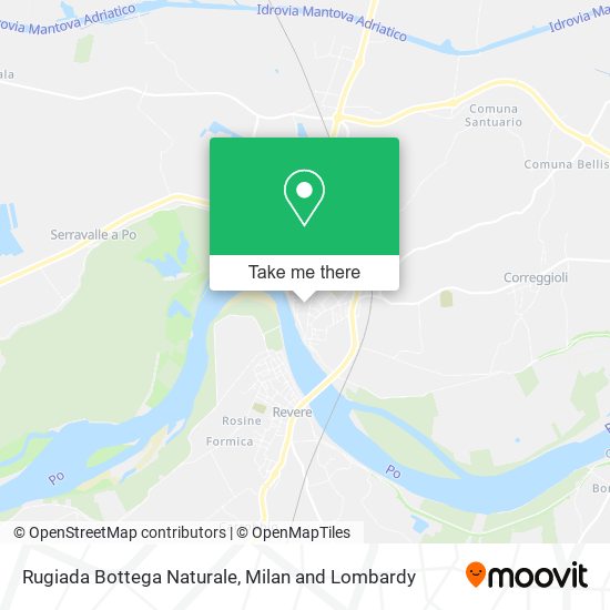 Rugiada Bottega Naturale map