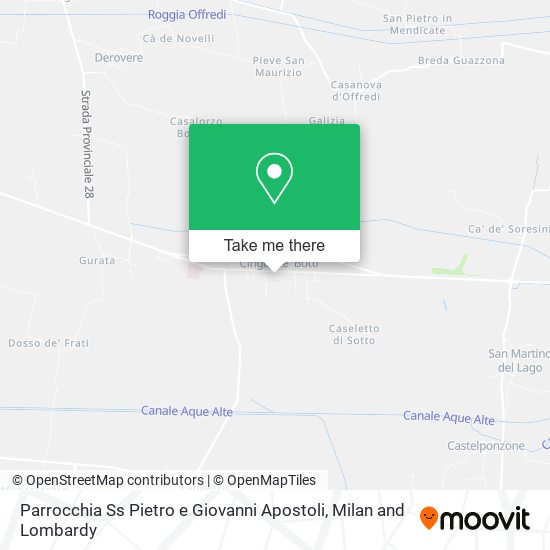 Parrocchia Ss Pietro e Giovanni Apostoli map
