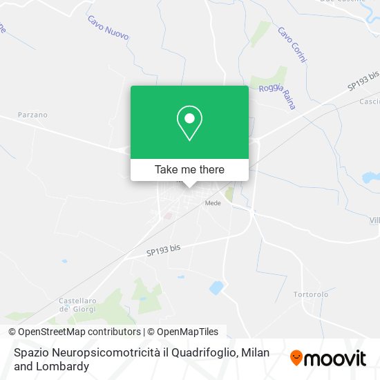 Spazio Neuropsicomotricità il Quadrifoglio map