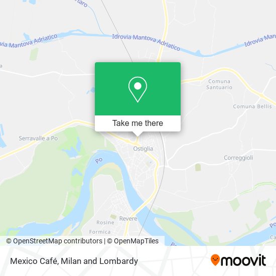 Mexico Café map