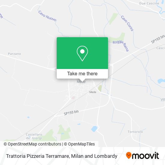 Trattoria Pizzeria Terramare map