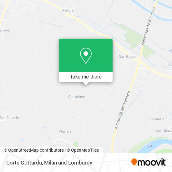 Corte Gottarda map