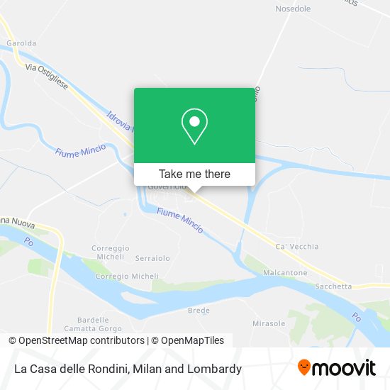 La Casa delle Rondini map
