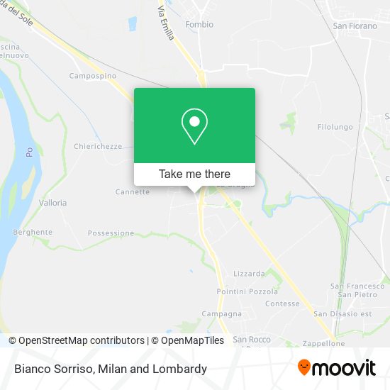 Bianco Sorriso map