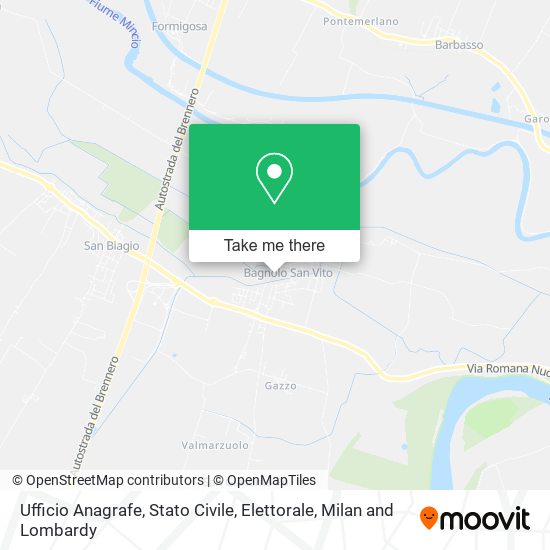 Ufficio Anagrafe, Stato Civile, Elettorale map