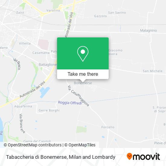 Tabaccheria di Bonemerse map