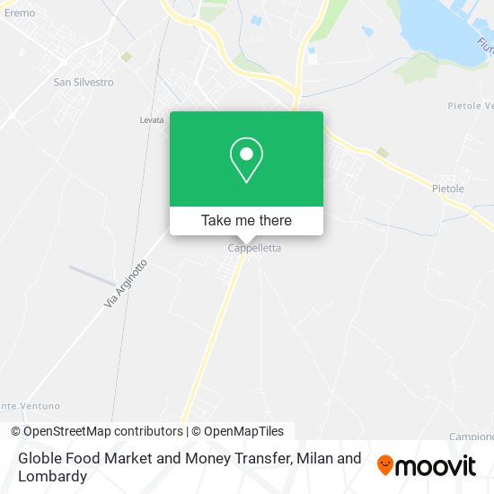 Globle Food Market and Money Transfer map