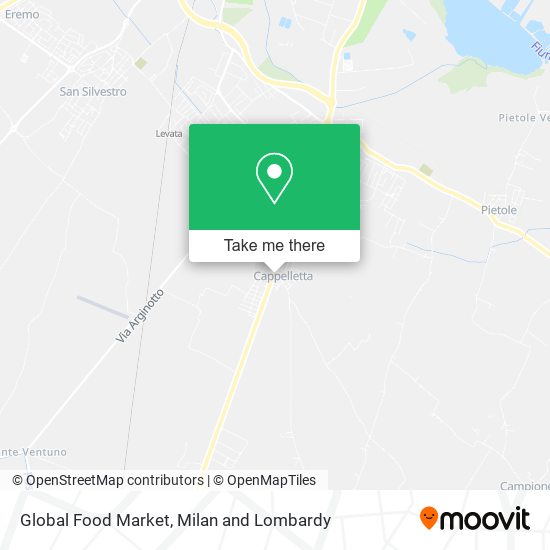 Global Food Market map