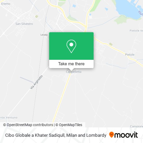 Cibo Globale a Khater Sadiqull map