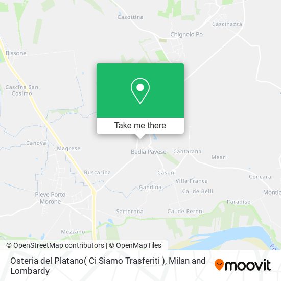 Osteria del Platano( Ci Siamo Trasferiti ) map