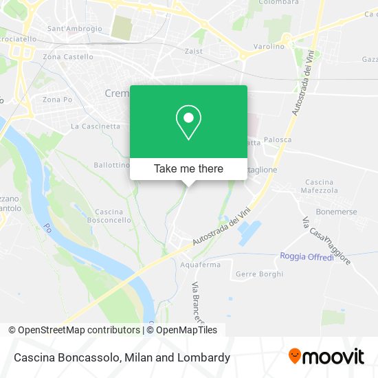 Cascina Boncassolo map