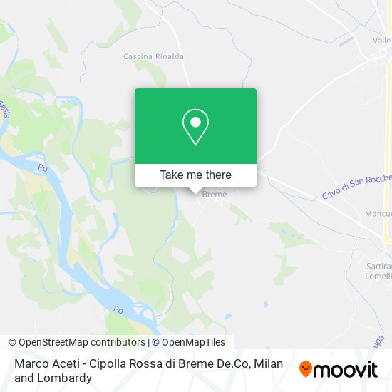 Marco Aceti - Cipolla Rossa di Breme De.Co map