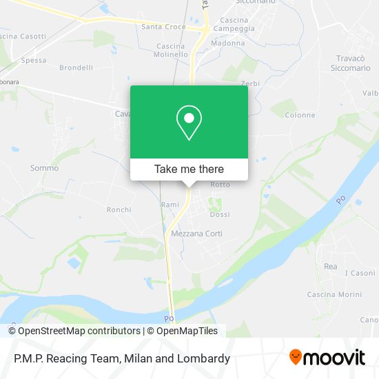 P.M.P. Reacing Team map