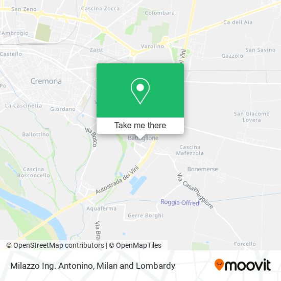 Milazzo Ing. Antonino map