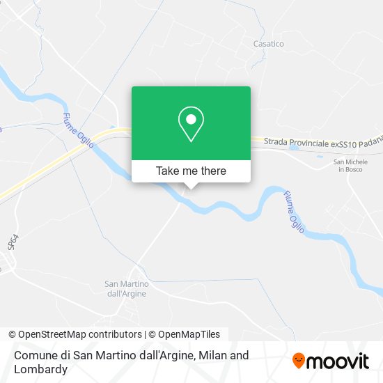 Comune di San Martino dall'Argine map