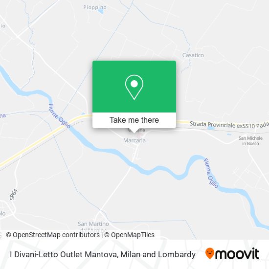 I Divani-Letto Outlet Mantova map