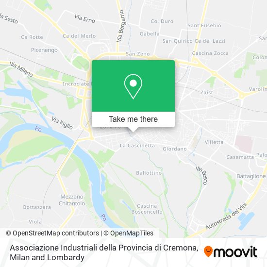 Associazione Industriali della Provincia di Cremona map