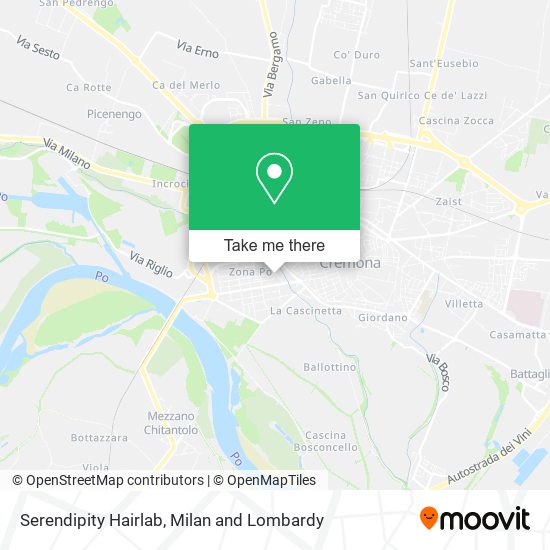 Serendipity Hairlab map