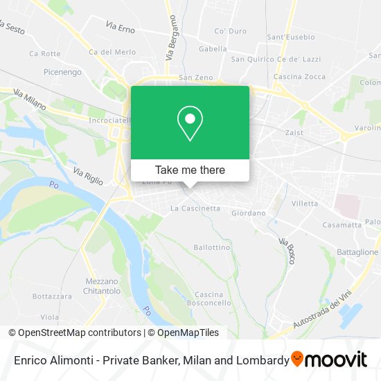 Enrico Alimonti - Private Banker map