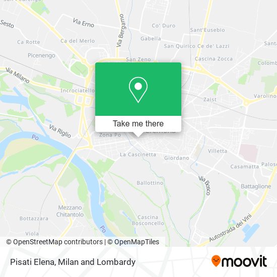 Pisati Elena map