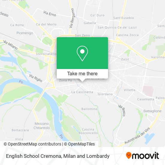 English School Cremona map