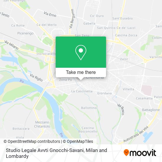 Studio Legale Avvti Gnocchi-Savani map