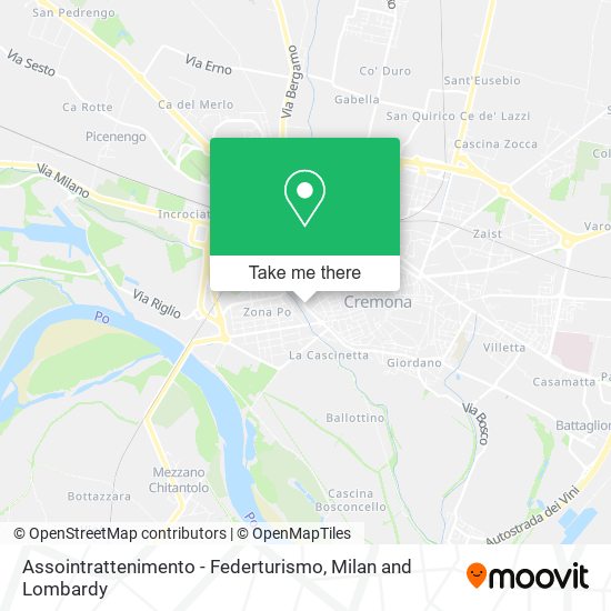 Assointrattenimento - Federturismo map