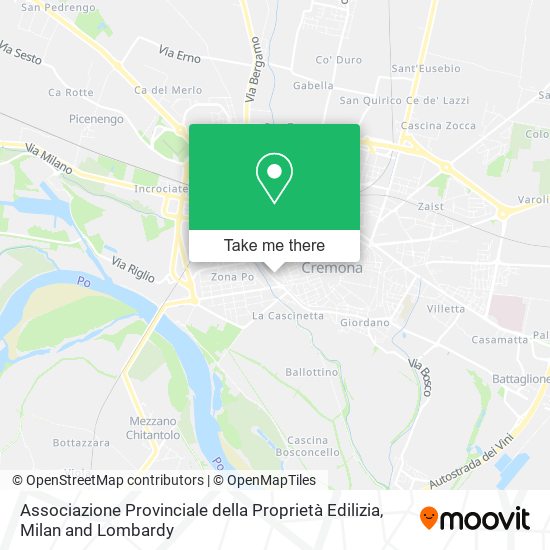 Associazione Provinciale della Proprietà Edilizia map