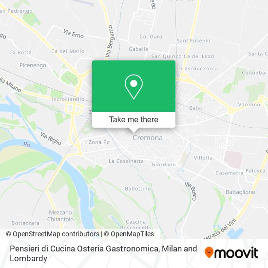 Pensieri di Cucina Osteria Gastronomica map