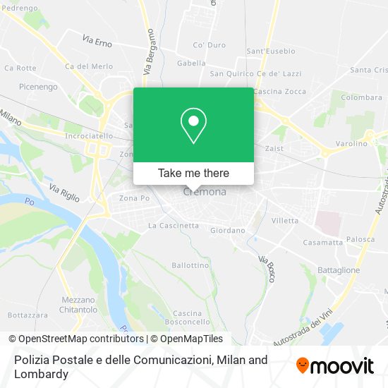 Polizia Postale e delle Comunicazioni map