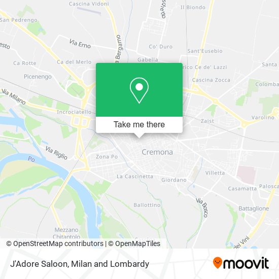 J'Adore Saloon map