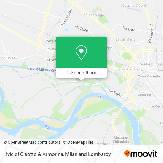 Ivic di Cisotto & Armorina map