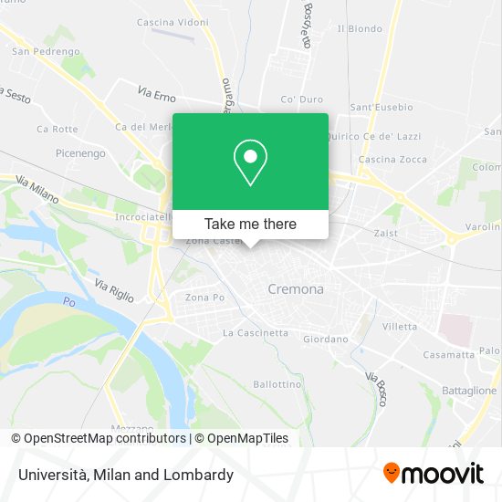 Università map