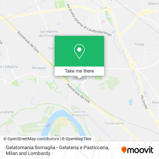 Gelatomania Somaglia - Gelateria e Pasticceria map