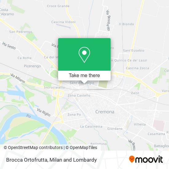 Brocca Ortofrutta map