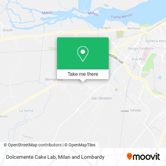 Dolcemente Cake Lab map