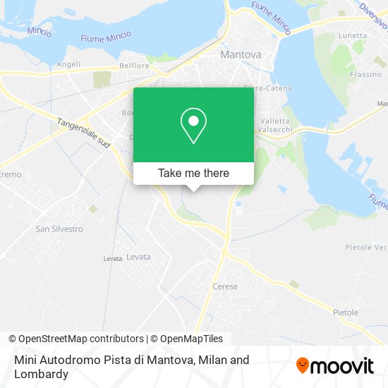 Mini Autodromo Pista di Mantova map