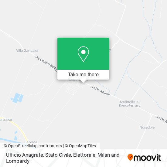 Ufficio Anagrafe, Stato Civile, Elettorale map