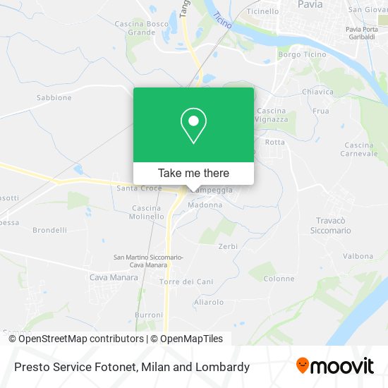 Presto Service Fotonet map