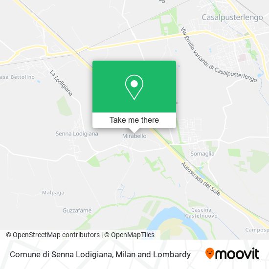 Comune di Senna Lodigiana map