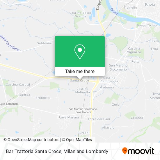 Bar Trattoria Santa Croce map