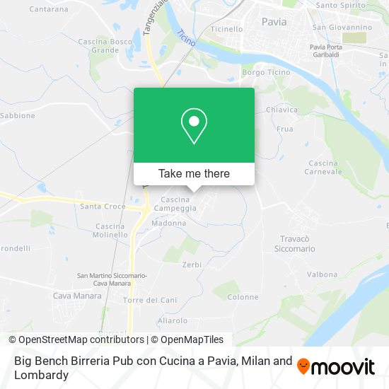 Big Bench Birreria Pub con Cucina a Pavia map